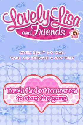 Lovely Lisa and Friends (USA) (NDSi Enhanced) screen shot title